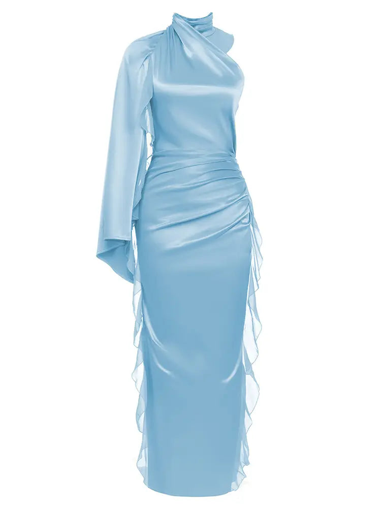 Modisches gerafftes geblümtes Bustierkleid
