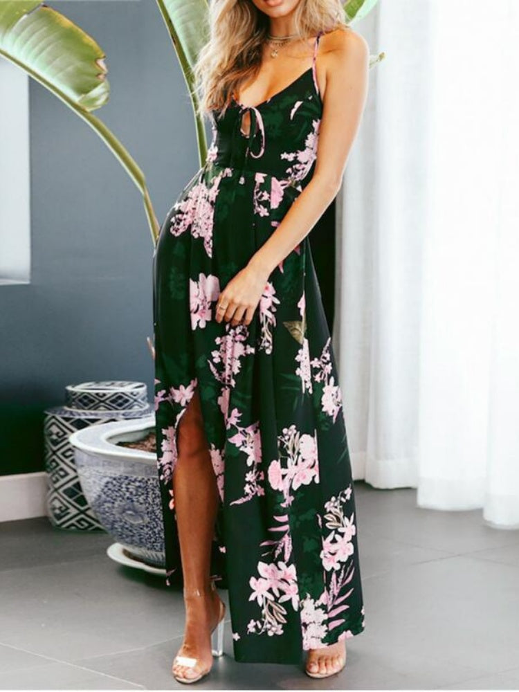 Boho-Maxikleid mit Muster