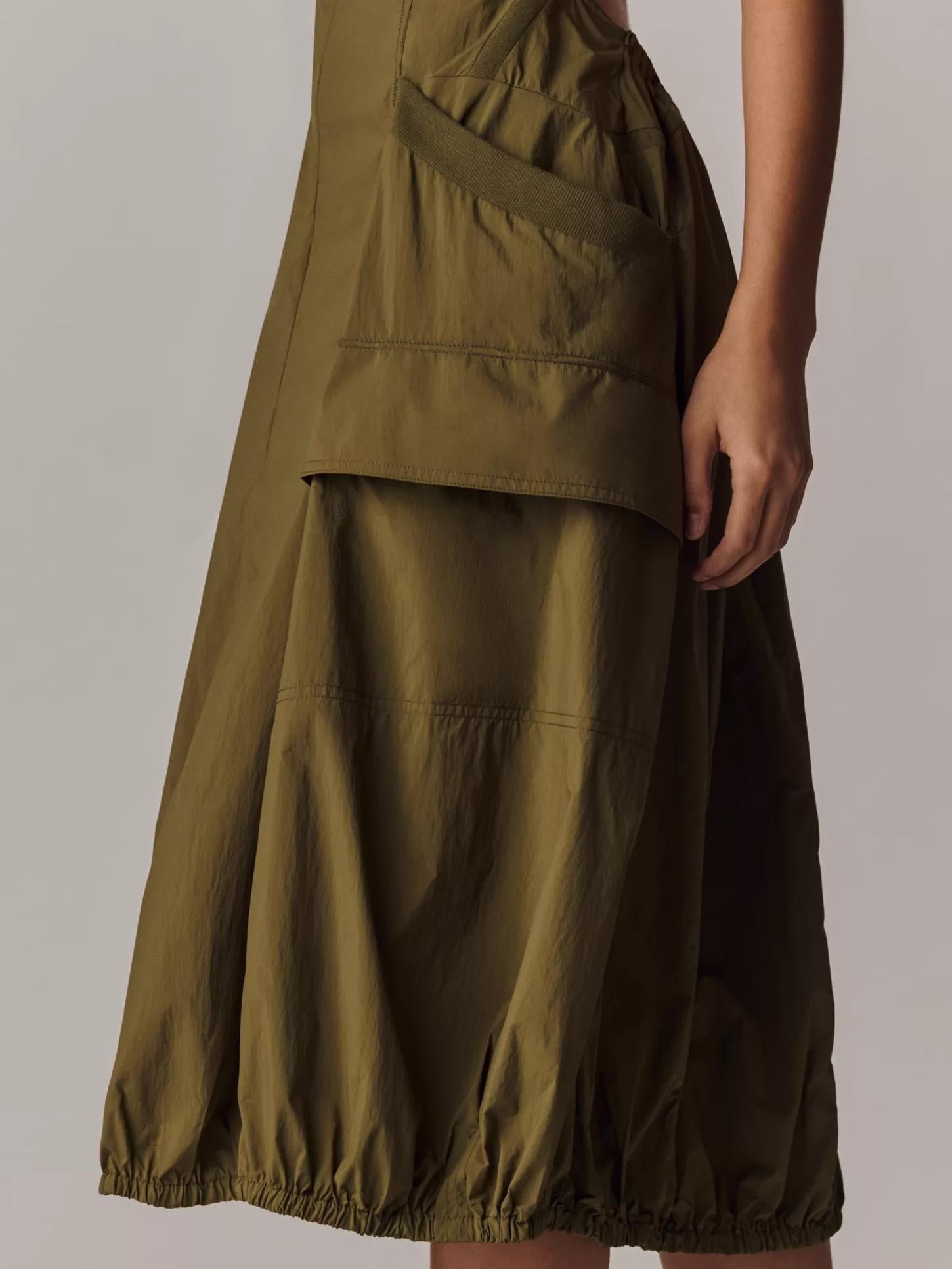 Daily Practice Fastpack Midi-Kleid mit Bubi-Saum