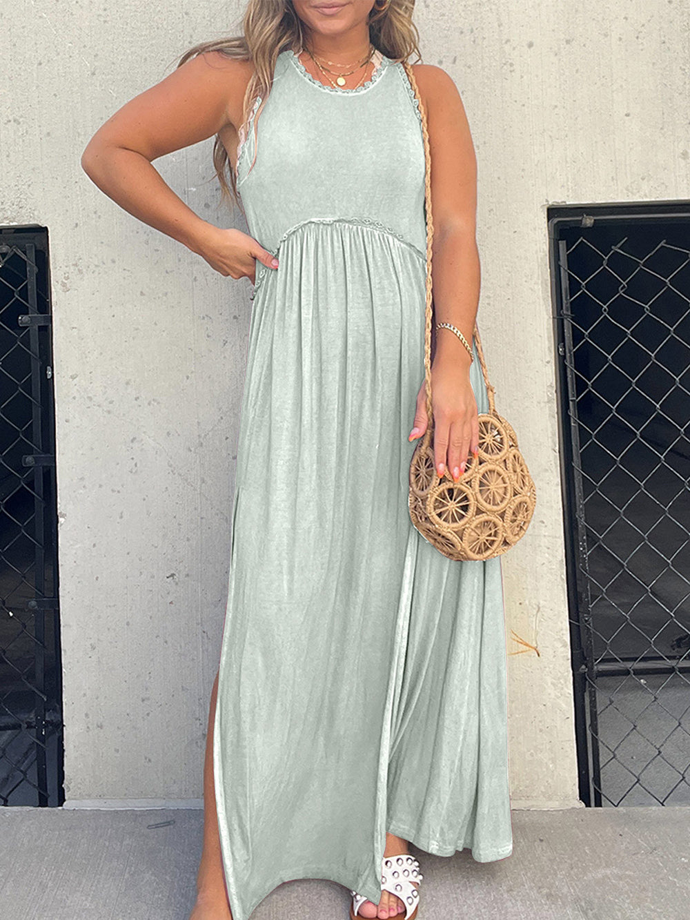 Kleid mit Godetfalten