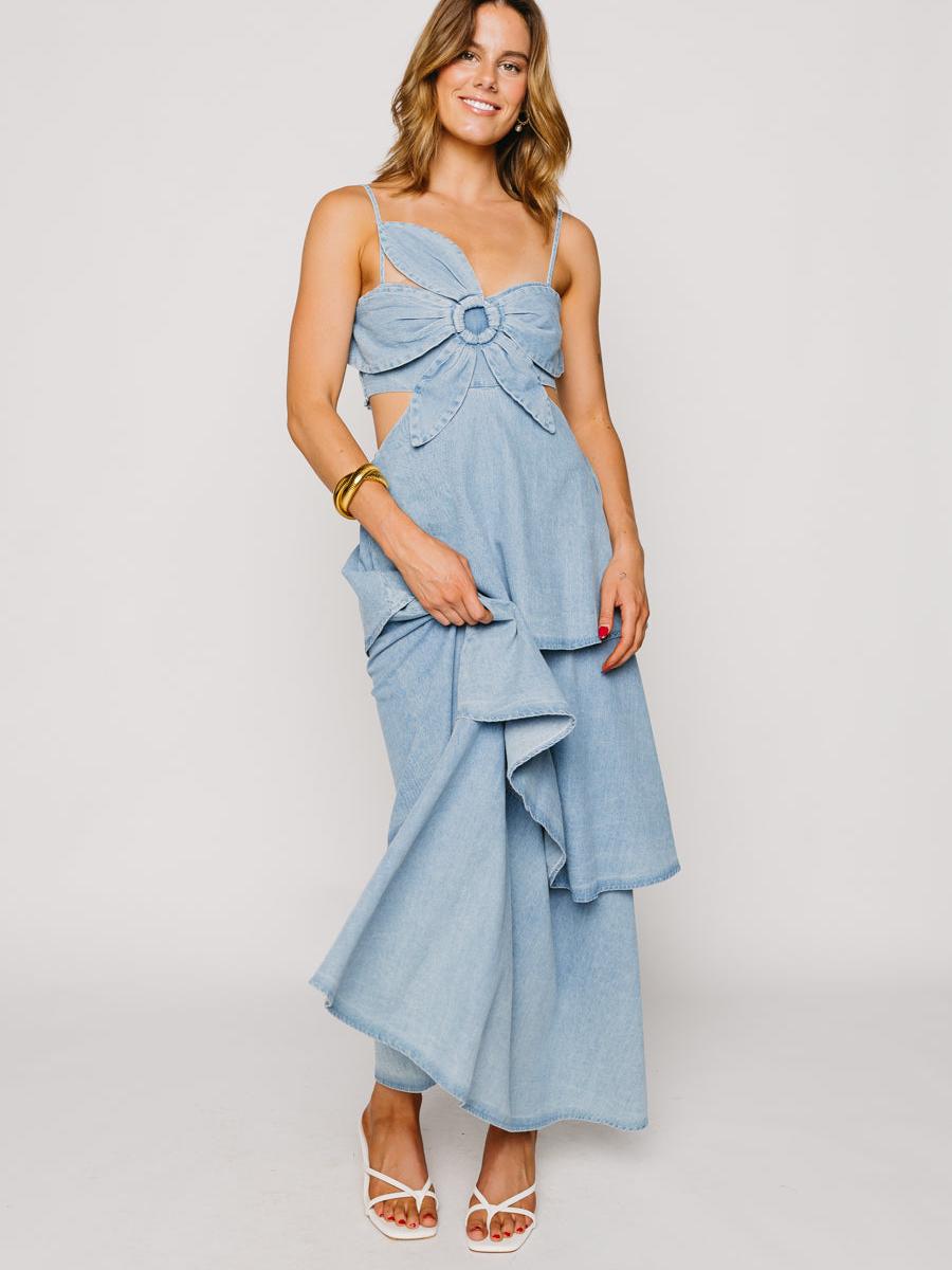 Ausgefallenes Maxikleid