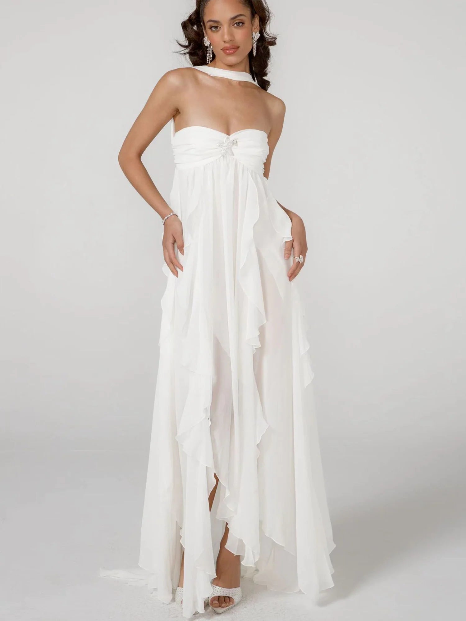 Twilight Cascade Asymmetrisches Abendkleid