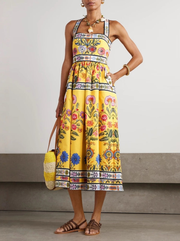 Ärmelloses Midikleid für die Freizeit