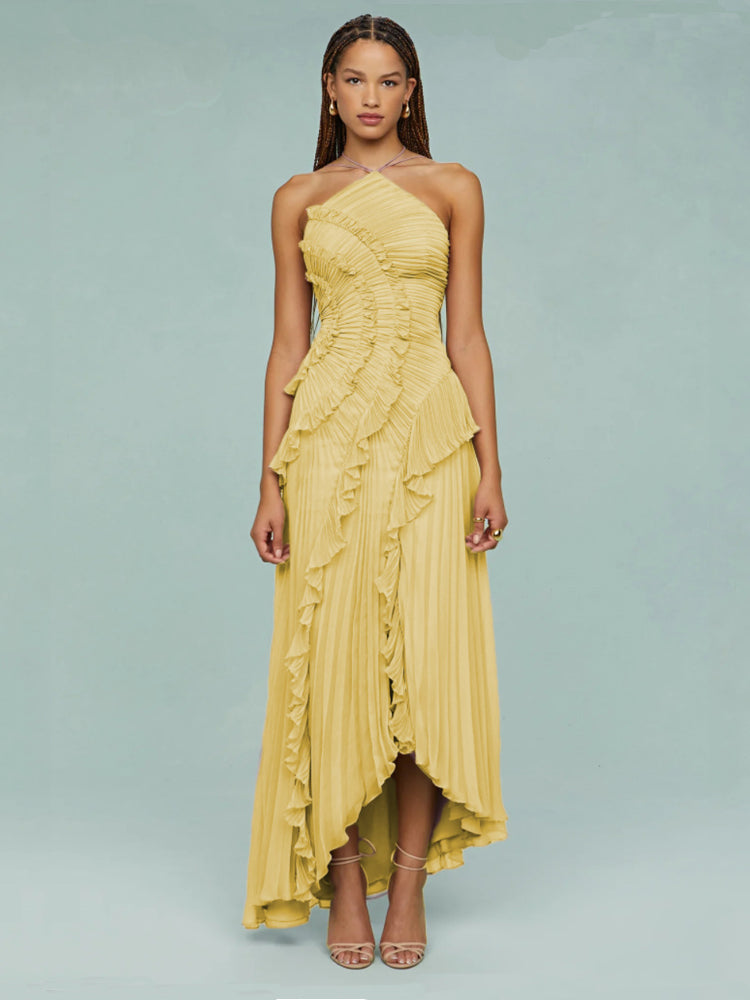Maxikleid Ozean-Strudel