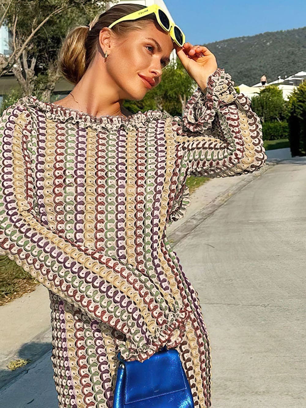Maxikleid Urlaub Strand - Braun