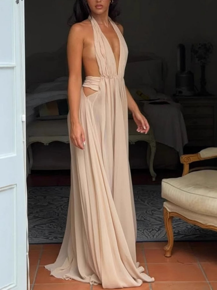 Neckholder-Sommerkleid