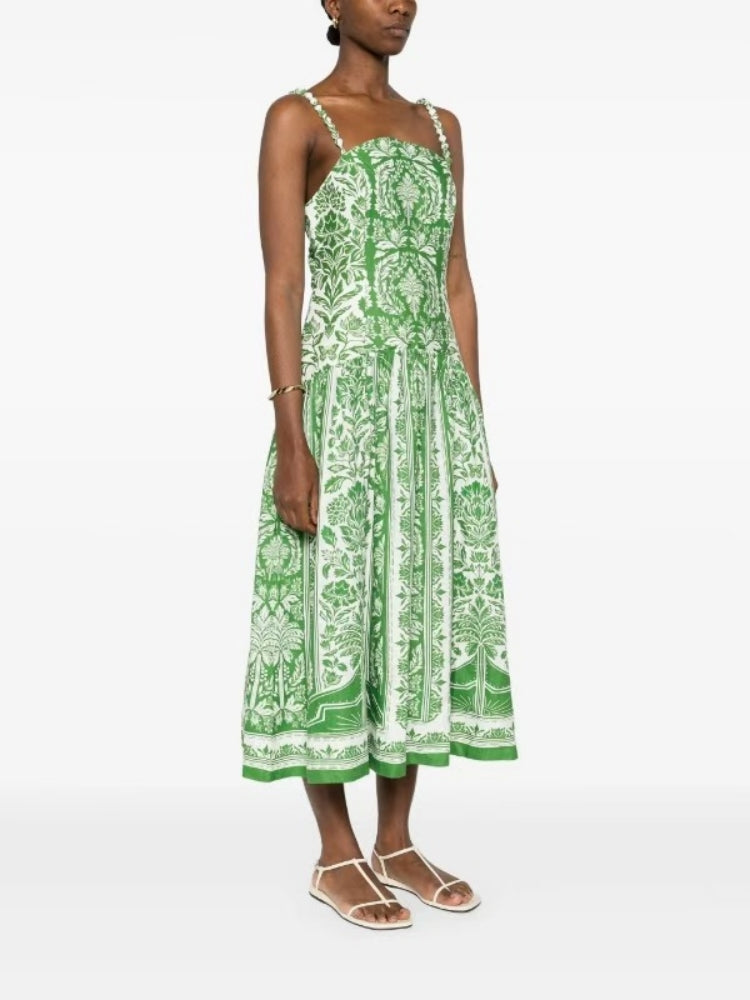 Geblümtes Resortkleid
