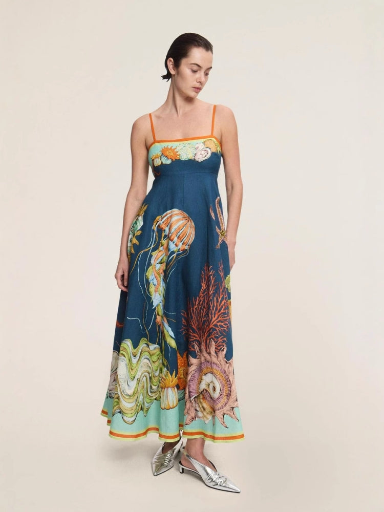 Ärmelloses Casual-Trägerkleid