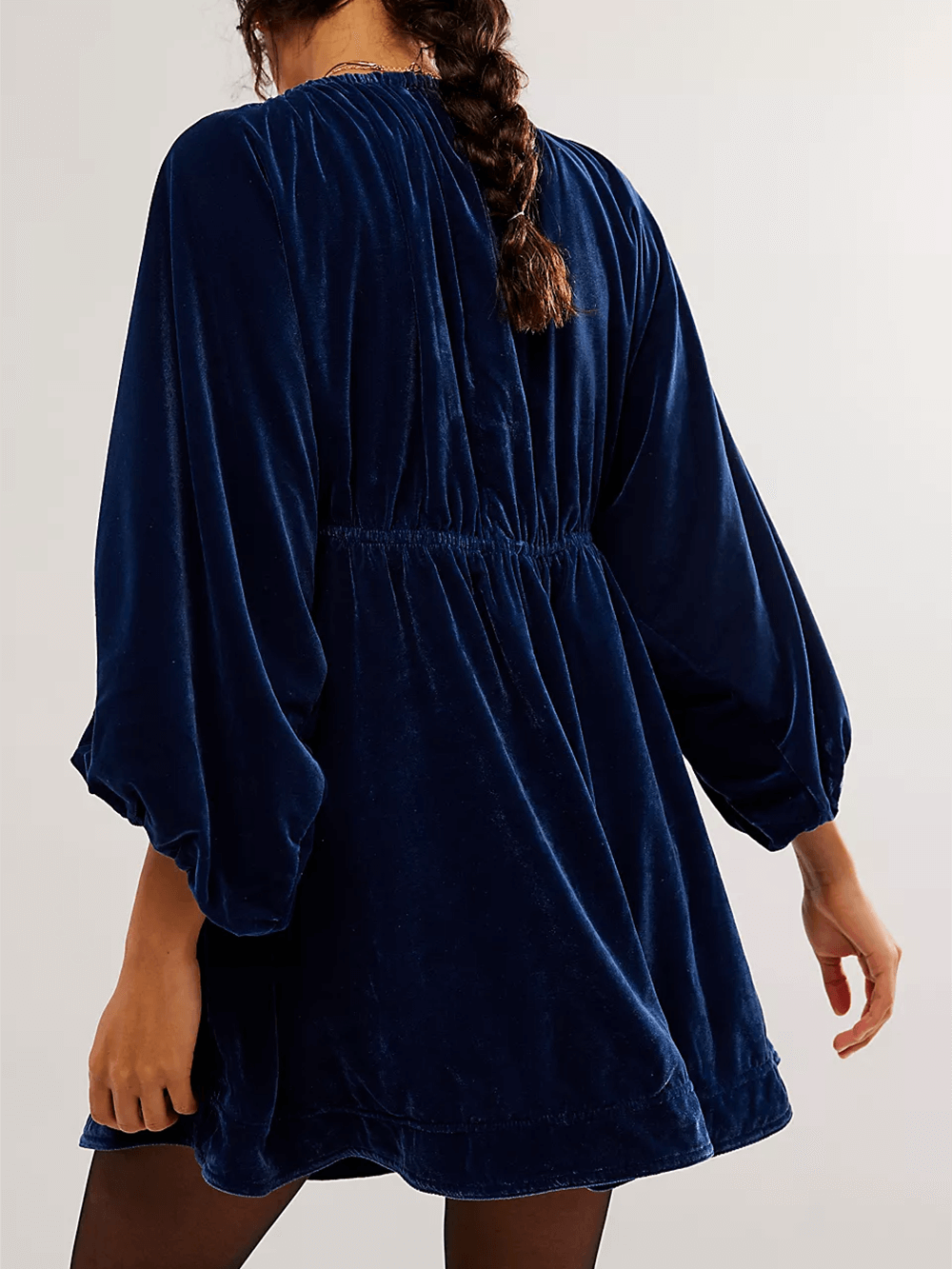 Portia Samt-Minikleid