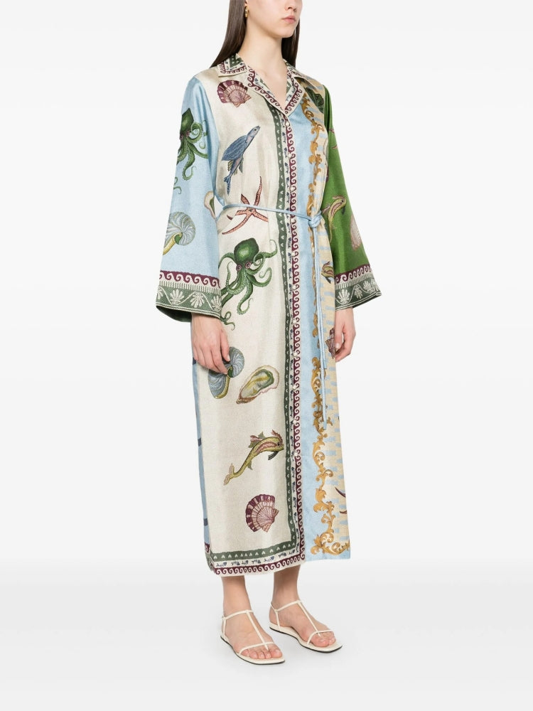 Leinenkleid mit lockerer Passform