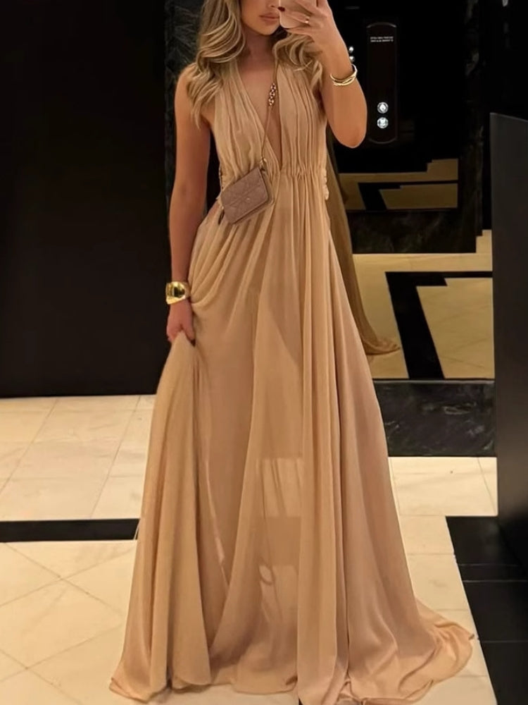 Neckholder-Sommerkleid