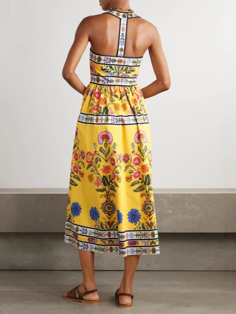 Ärmelloses Midikleid für die Freizeit