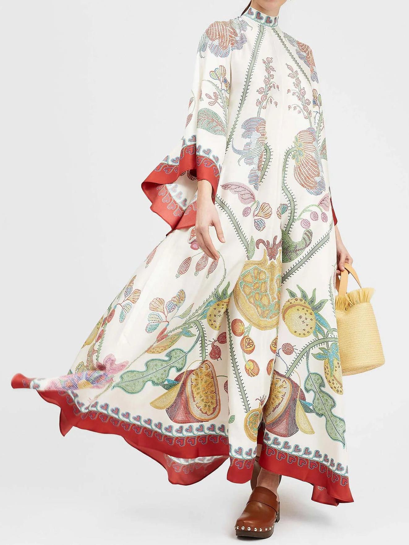 Magnifico Bedrucktes Maxikleid