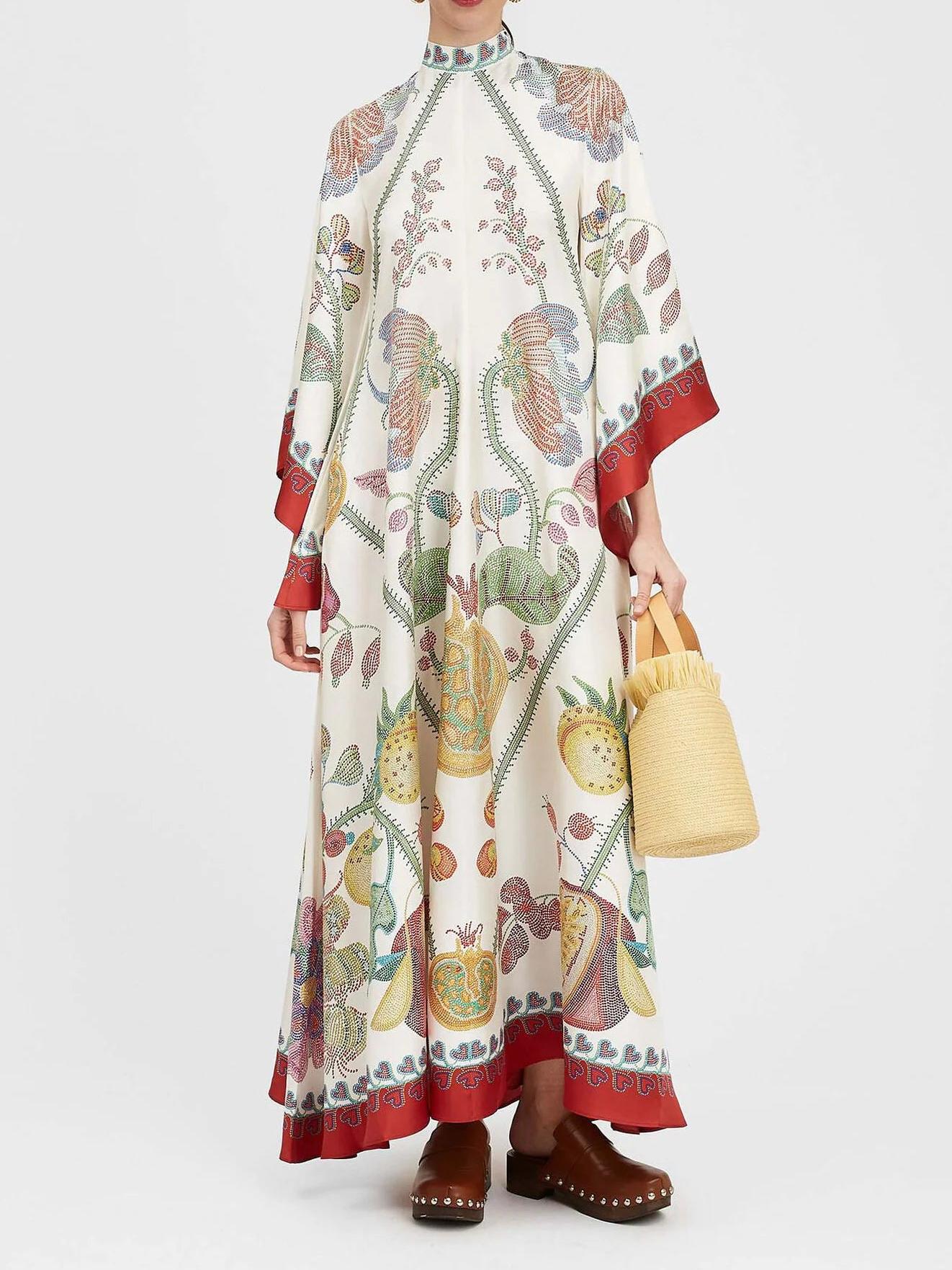 Magnifico Bedrucktes Maxikleid