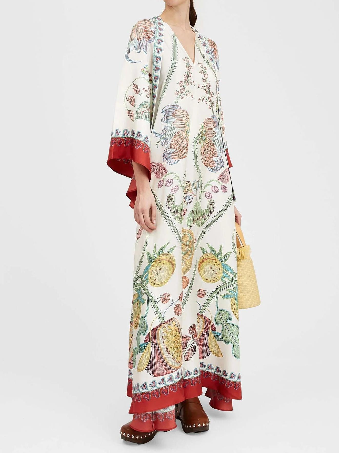 Magnifico Bedrucktes Maxikleid