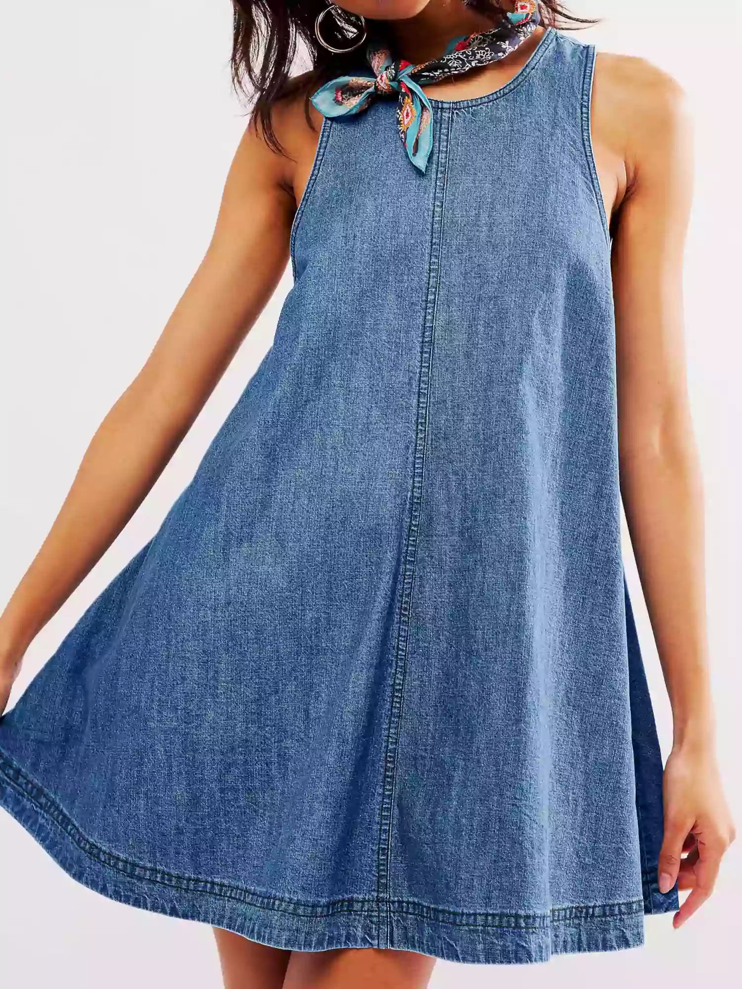 Denim-Minikleid „Sunset Stroll“