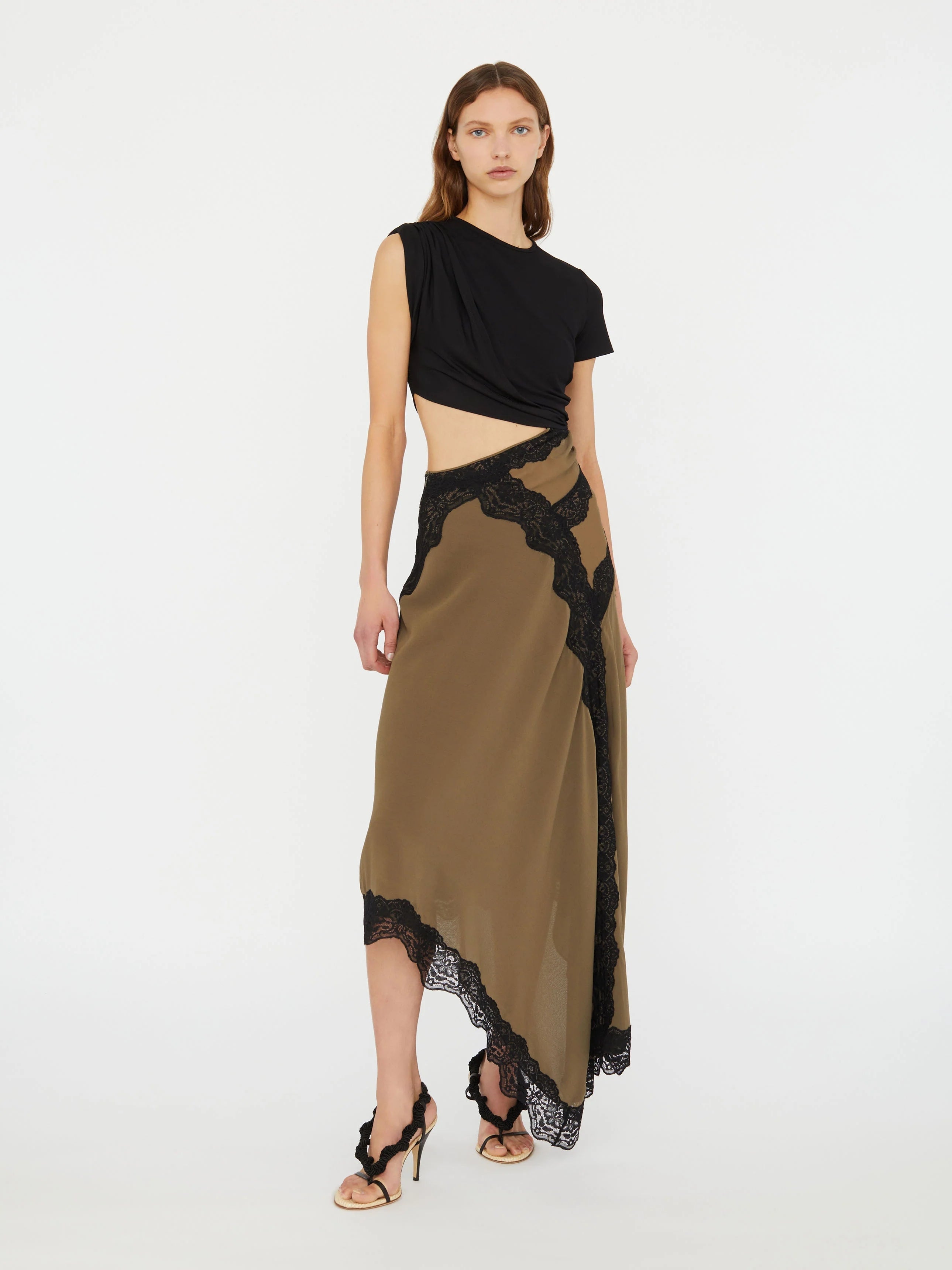 Verve Twisted Tee Midikleid