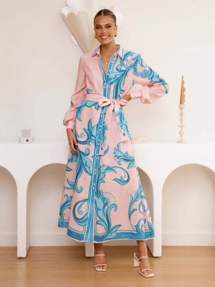 Sommerliches Midi-Wickelkleid
