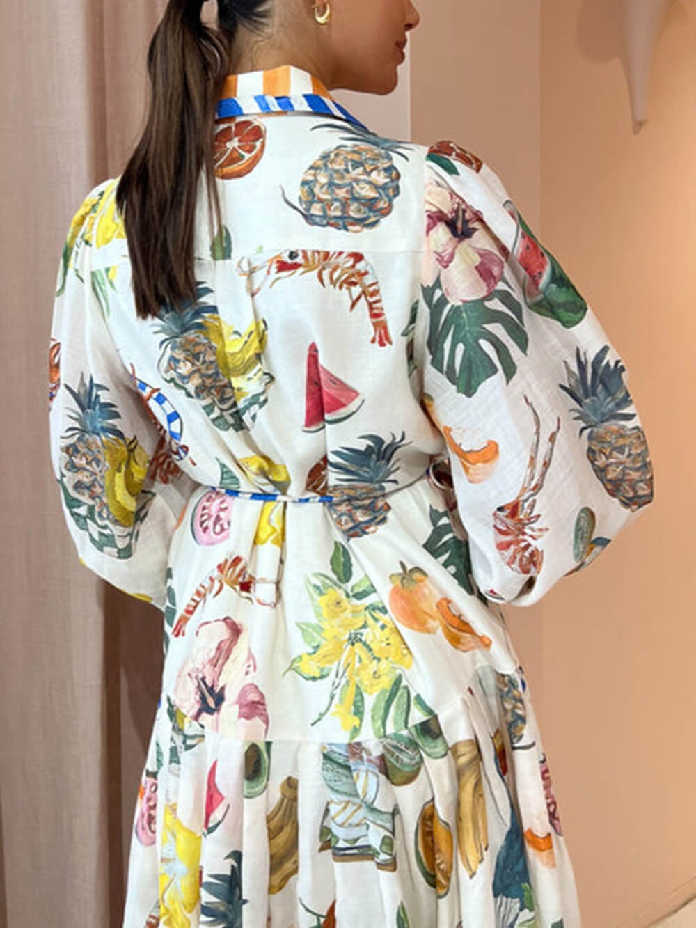 Shirtdress Theo in Multi