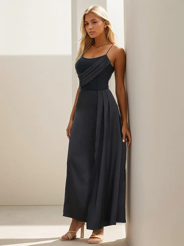 Trägerloses gerafftes Bandage-Kleid