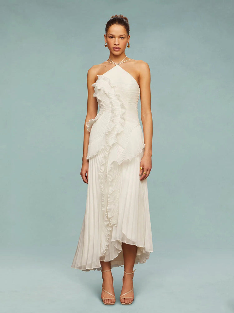 Maxikleid Ozean-Strudel