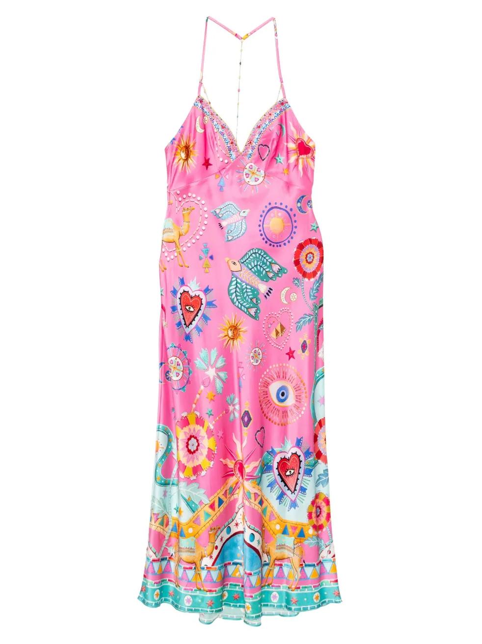 Maxikleid mit Kettenriemen
