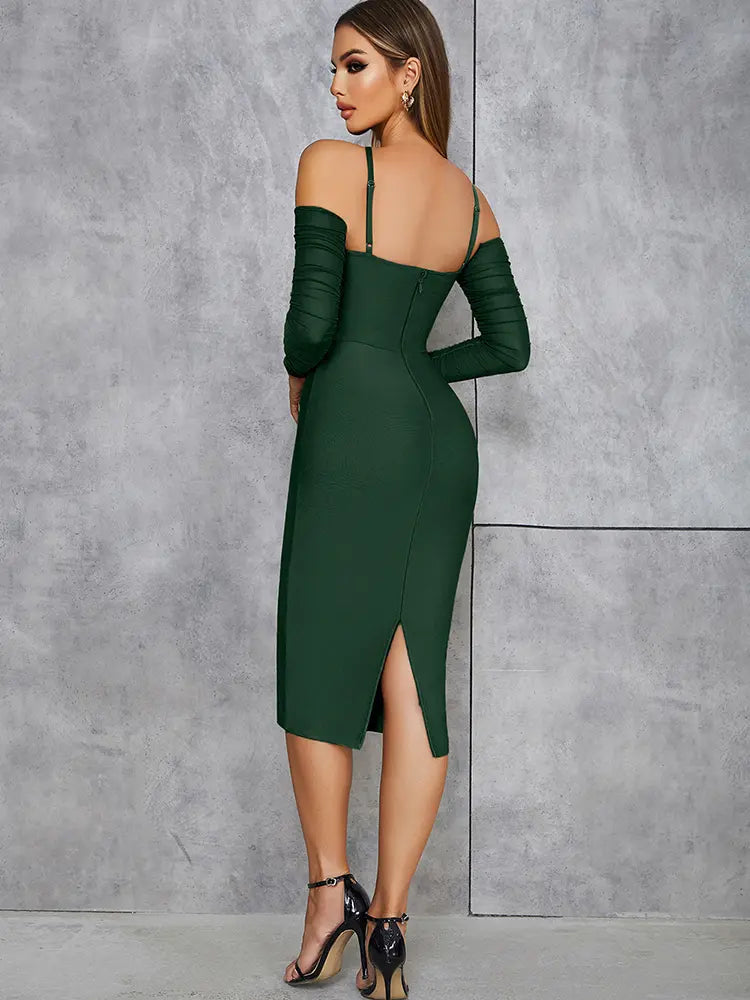 Sexy schulterfreies, rückenfreies Kleid