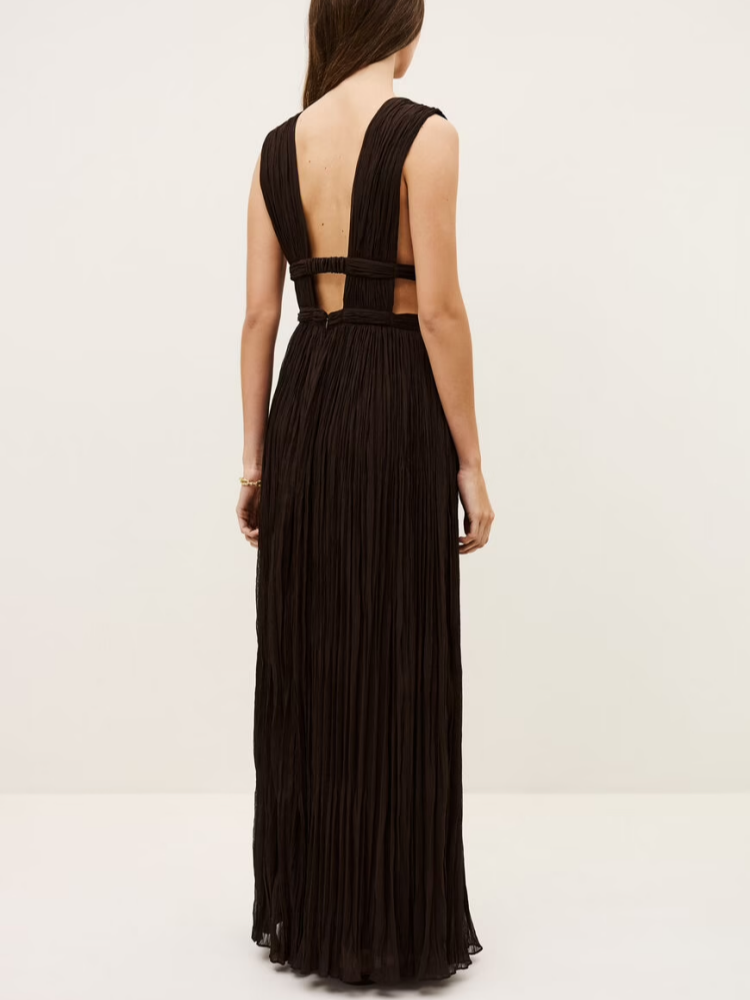 Mitternachts-Göttinnen-Maxikleid