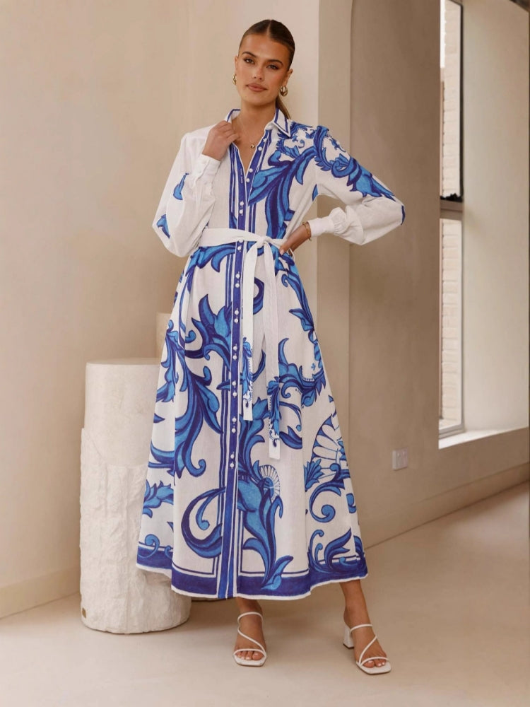 Sommerliches Midi-Wickelkleid