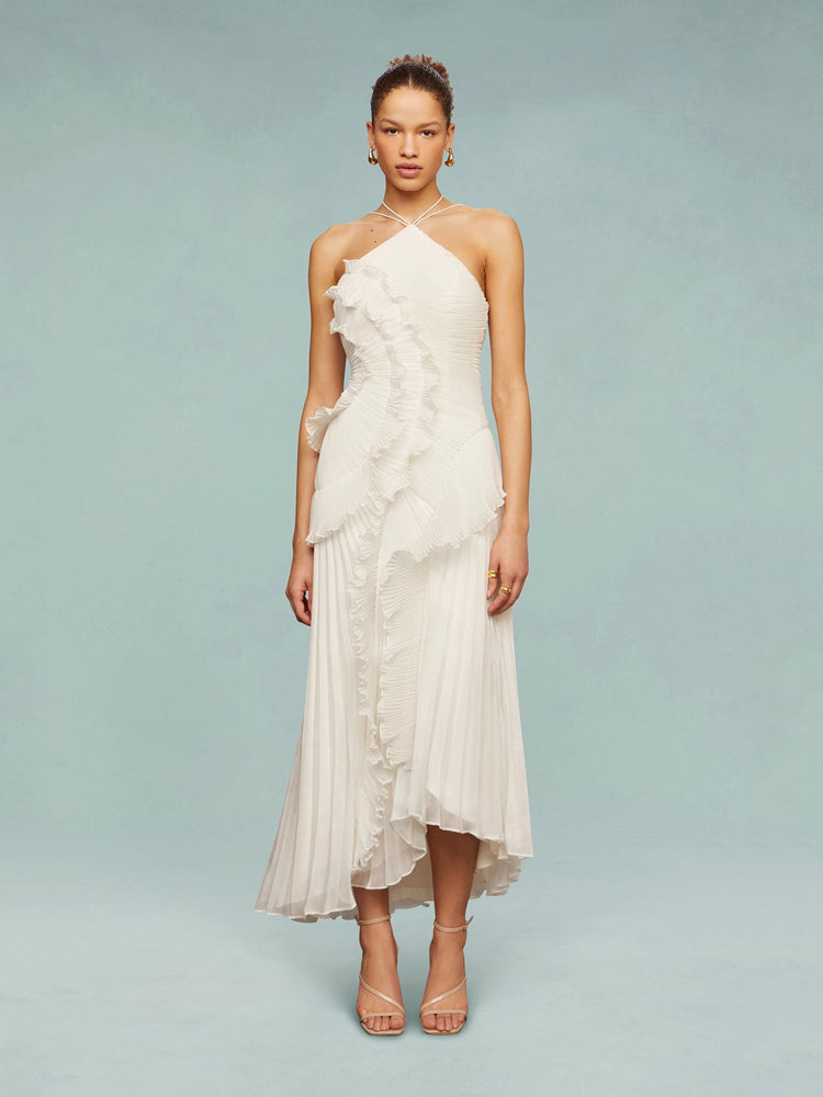 Maxikleid Ozean-Strudel