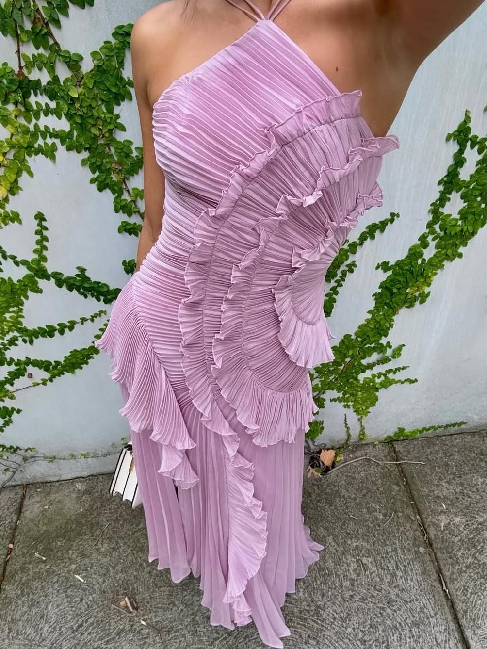 Maxikleid Ozean-Strudel