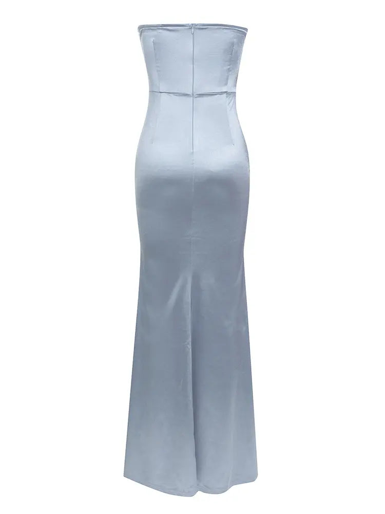 Trägerloses Fishtail-Bodycon-Abendkleid