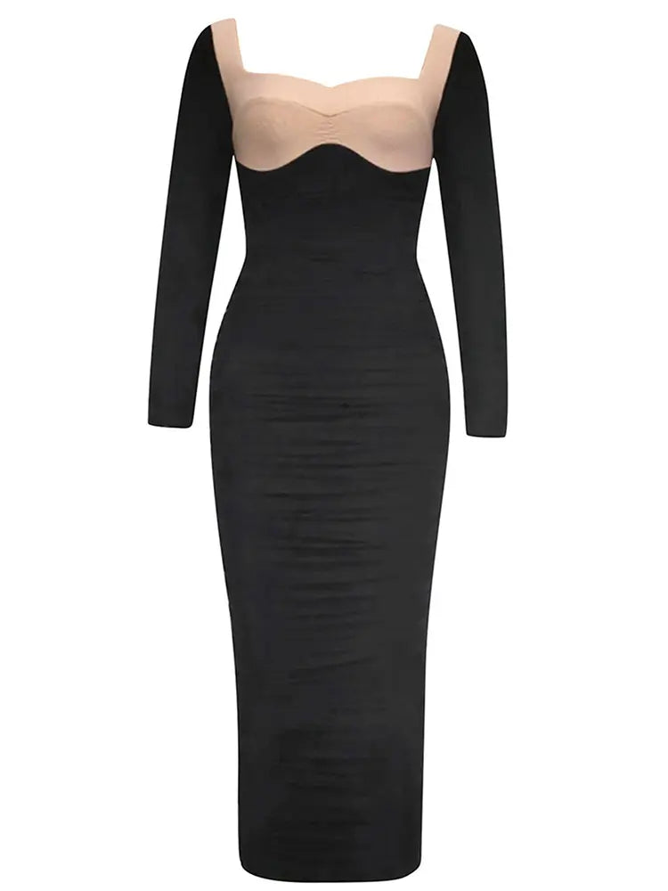 Sexy Spitzenkleid mit Knopfleiste und Fishtail-Saum