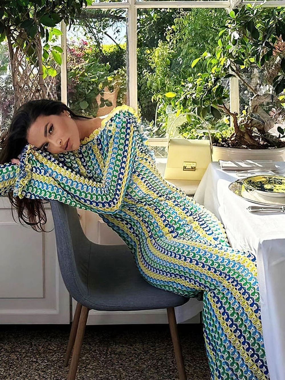 Maxikleid für den Strandurlaub – Gelb