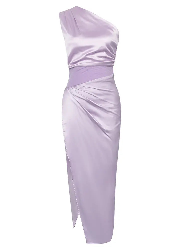 Elegantes One-Shoulder-Abendkleid