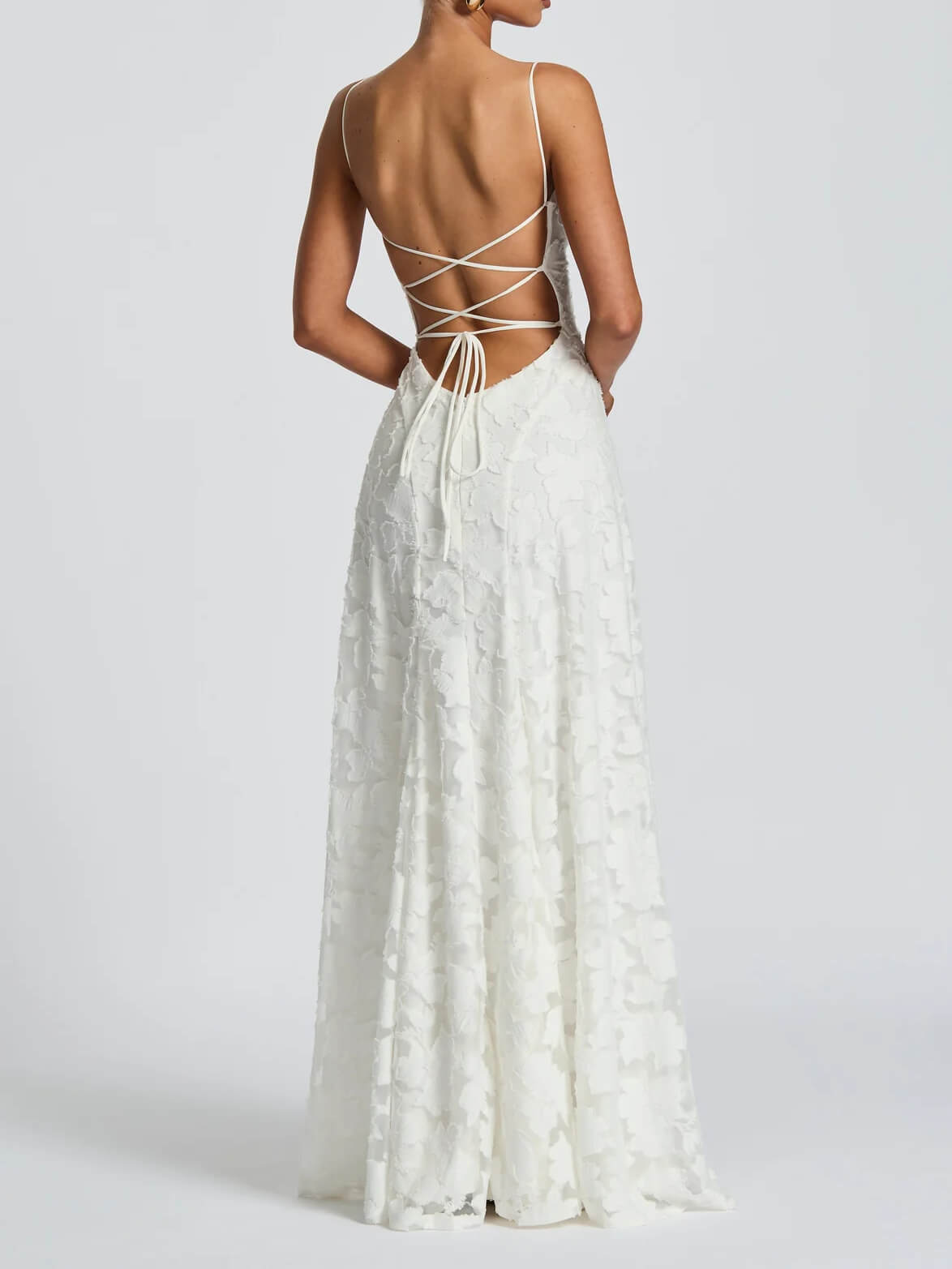 Jacquard-Maxikleid