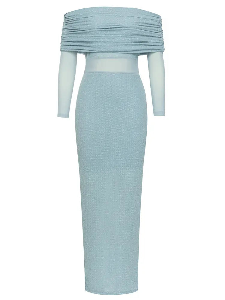 Sexy One-Shoulder-Kleid aus Mesh