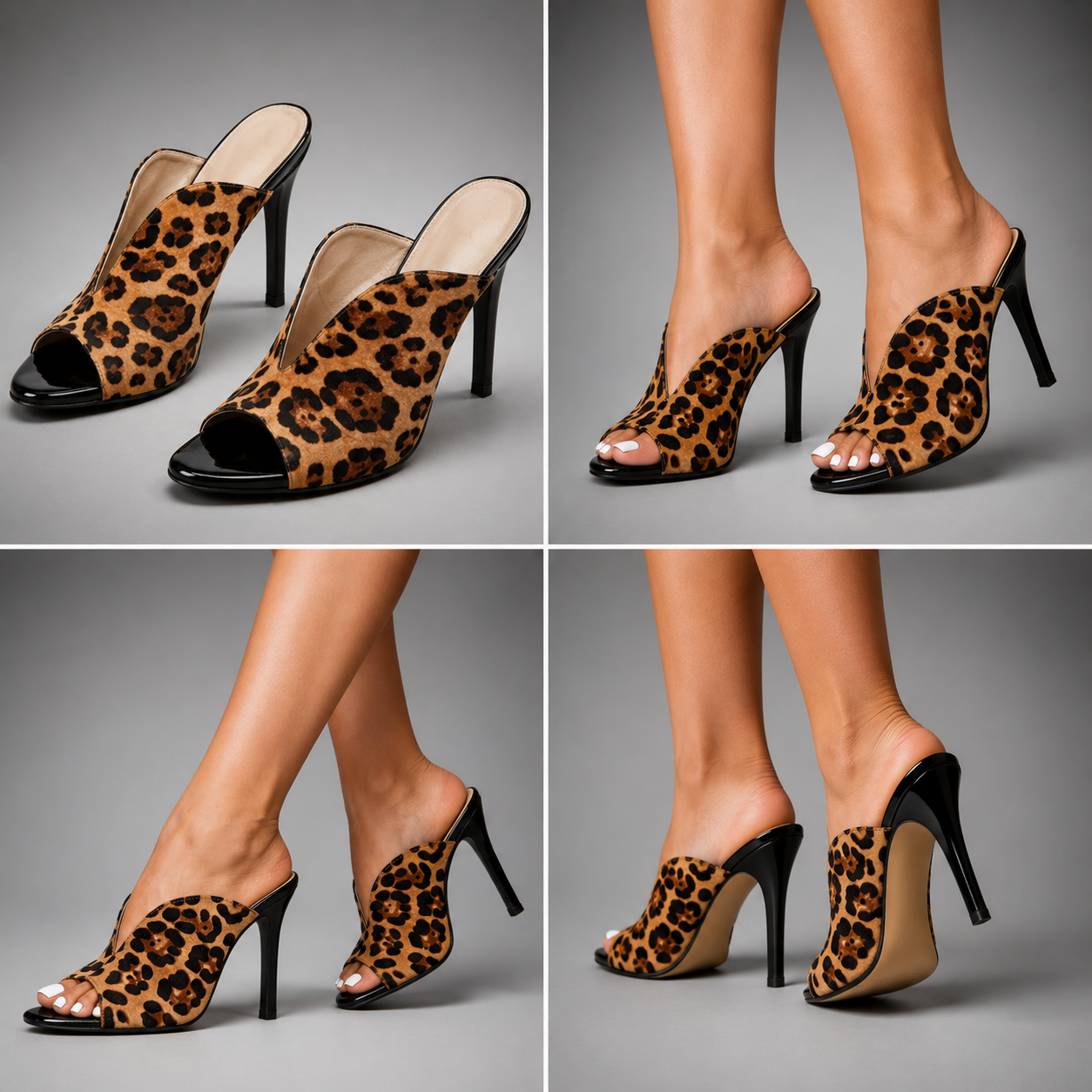 LYLA LEOPARDEN-HEELS