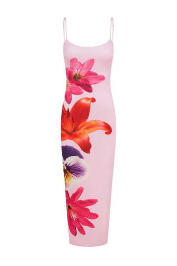 DEIA Midikleid – Multi-Blume