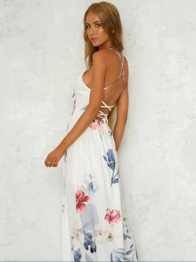 Boho-Maxikleid mit Muster