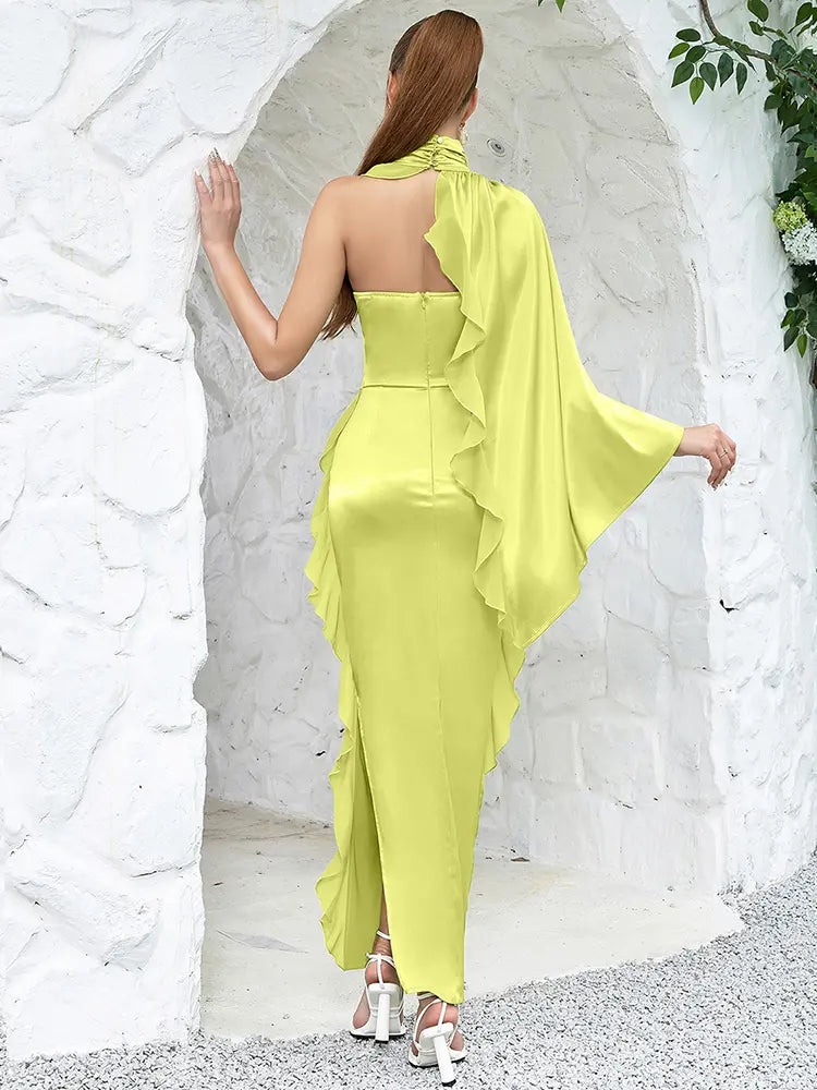 Modisches gerafftes geblümtes Bustierkleid