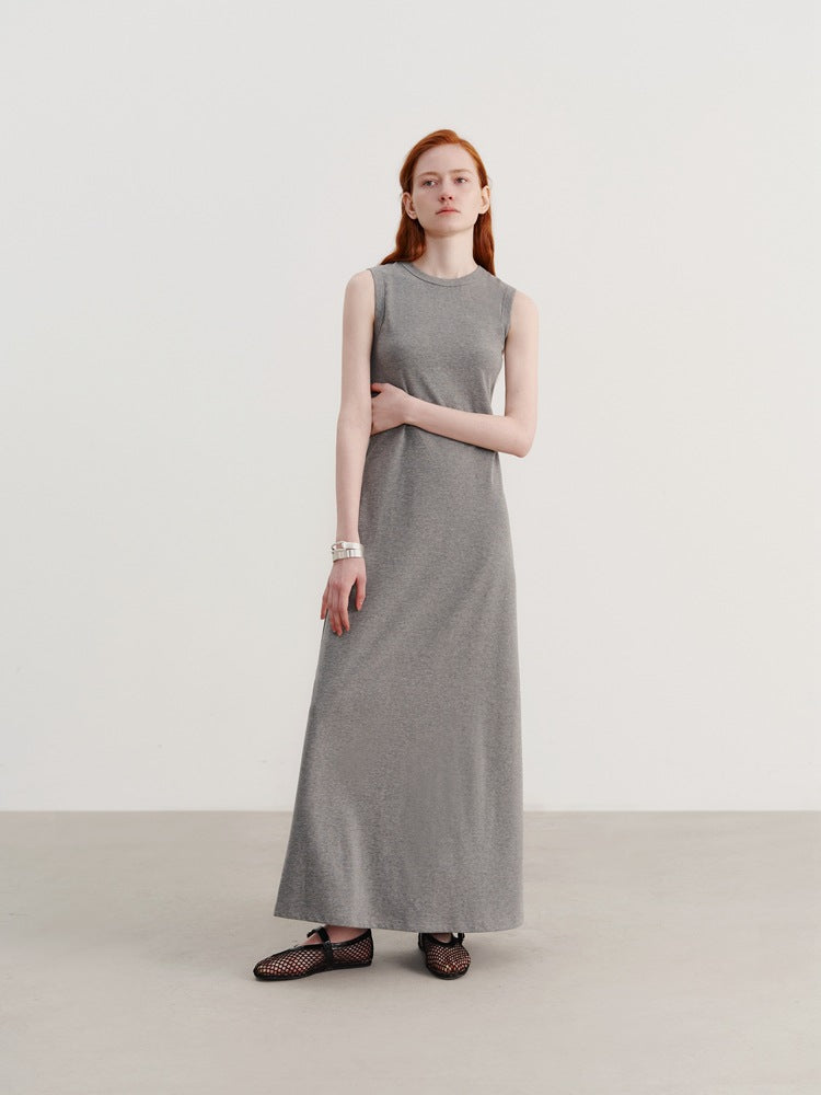 Ärmelloses Strickkleid