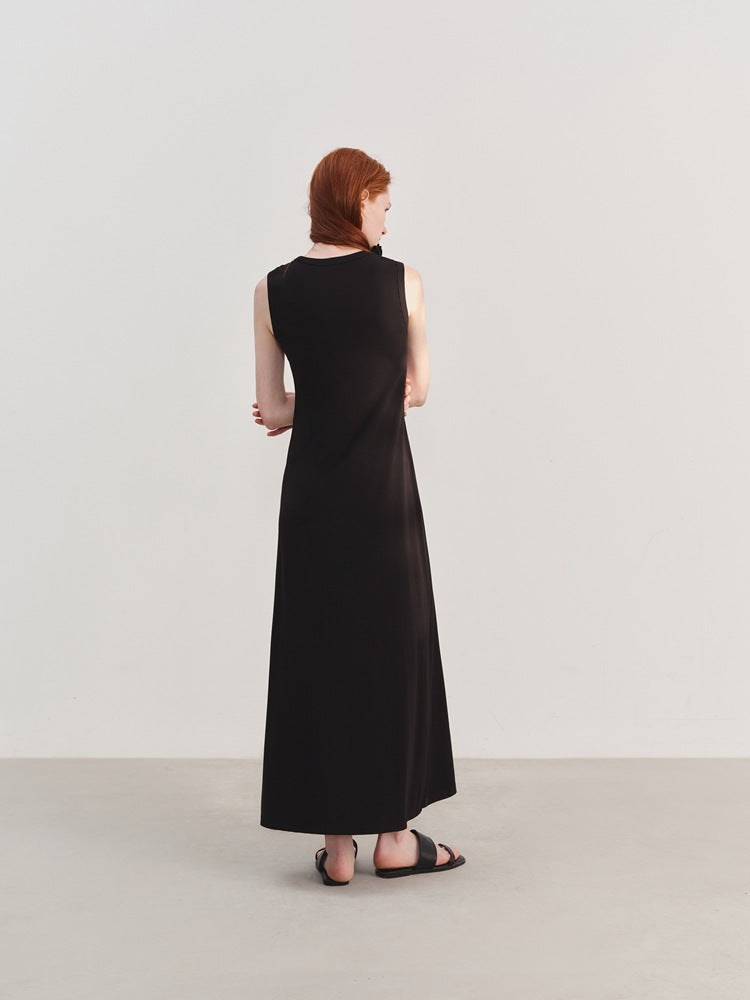 Ärmelloses Strickkleid