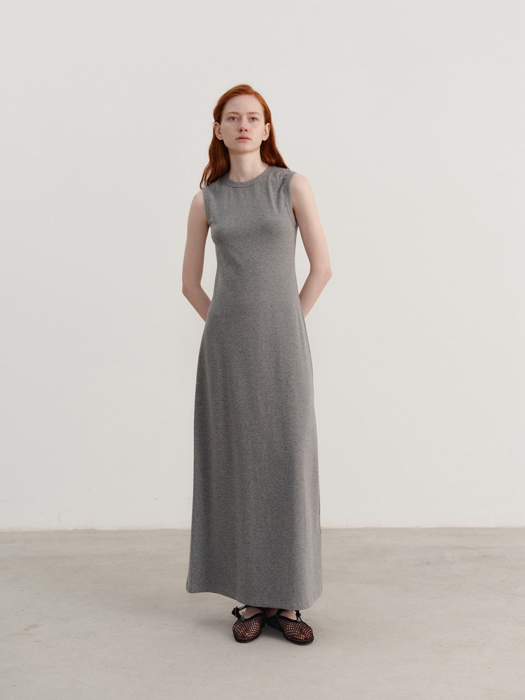 Ärmelloses Strickkleid