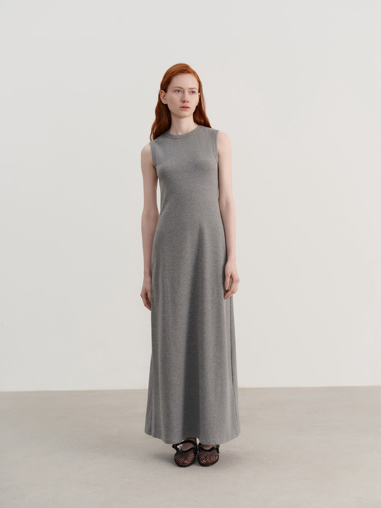 Ärmelloses Strickkleid