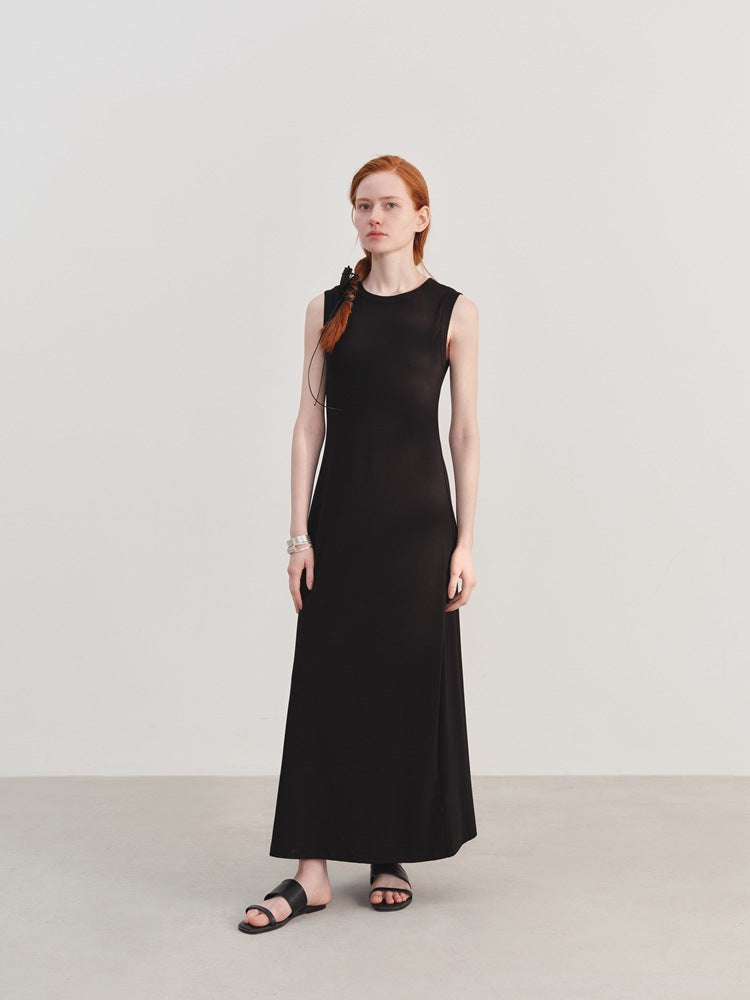 Ärmelloses Strickkleid