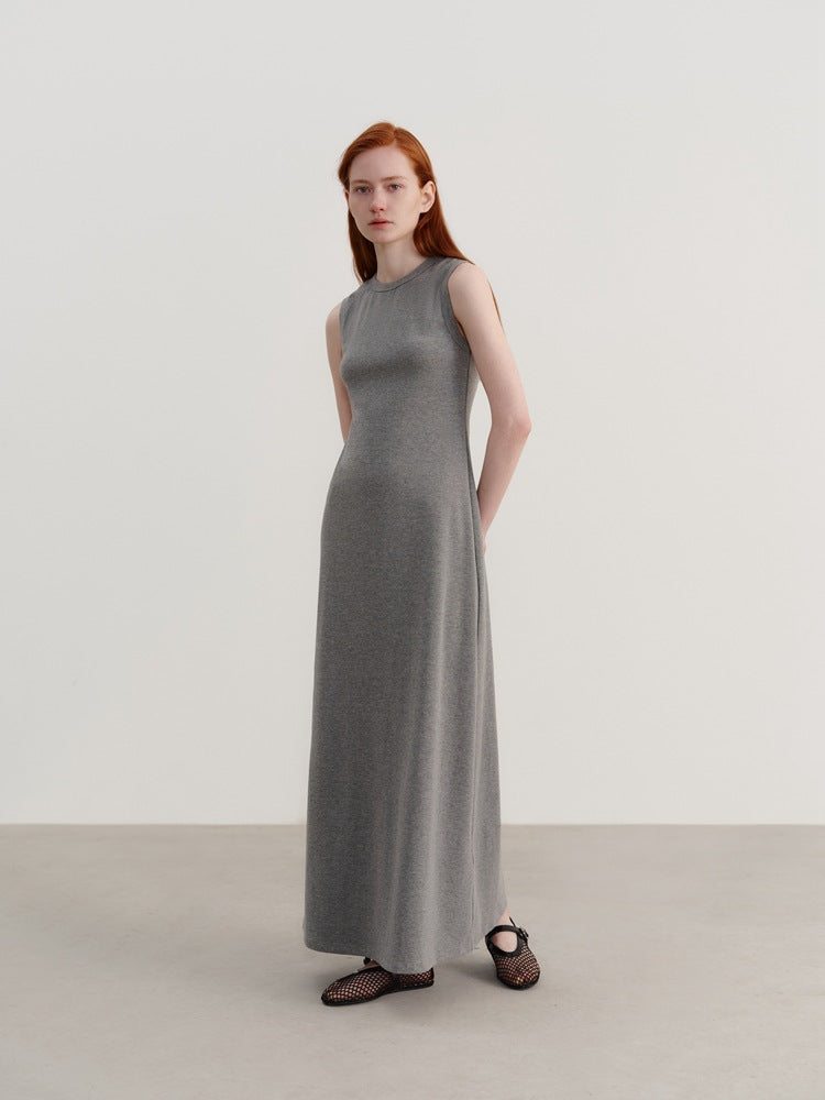 Ärmelloses Strickkleid