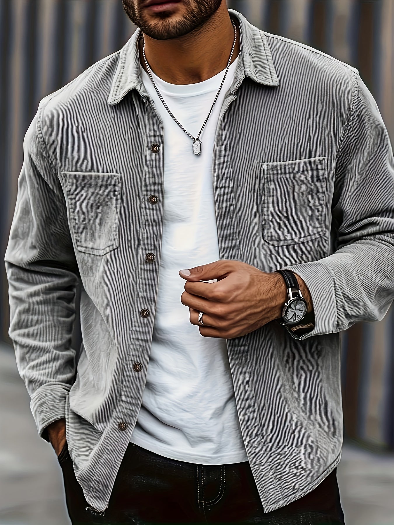 Ellison Cord Overshirt