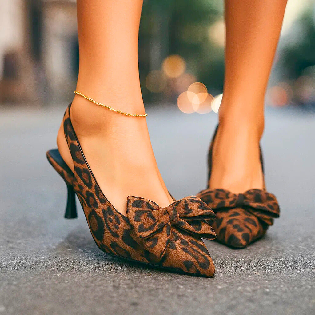 LILIAN LEOPARDEN-HIGH HEELS