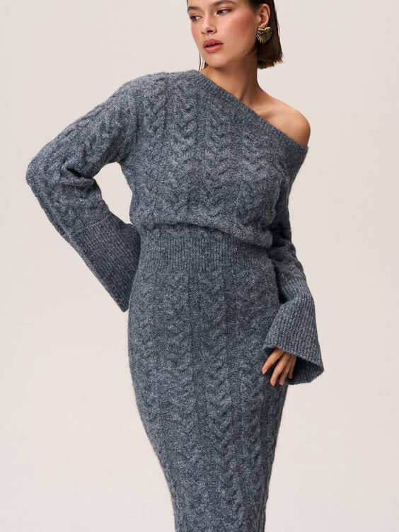 Arona Strickkleid (Midi)